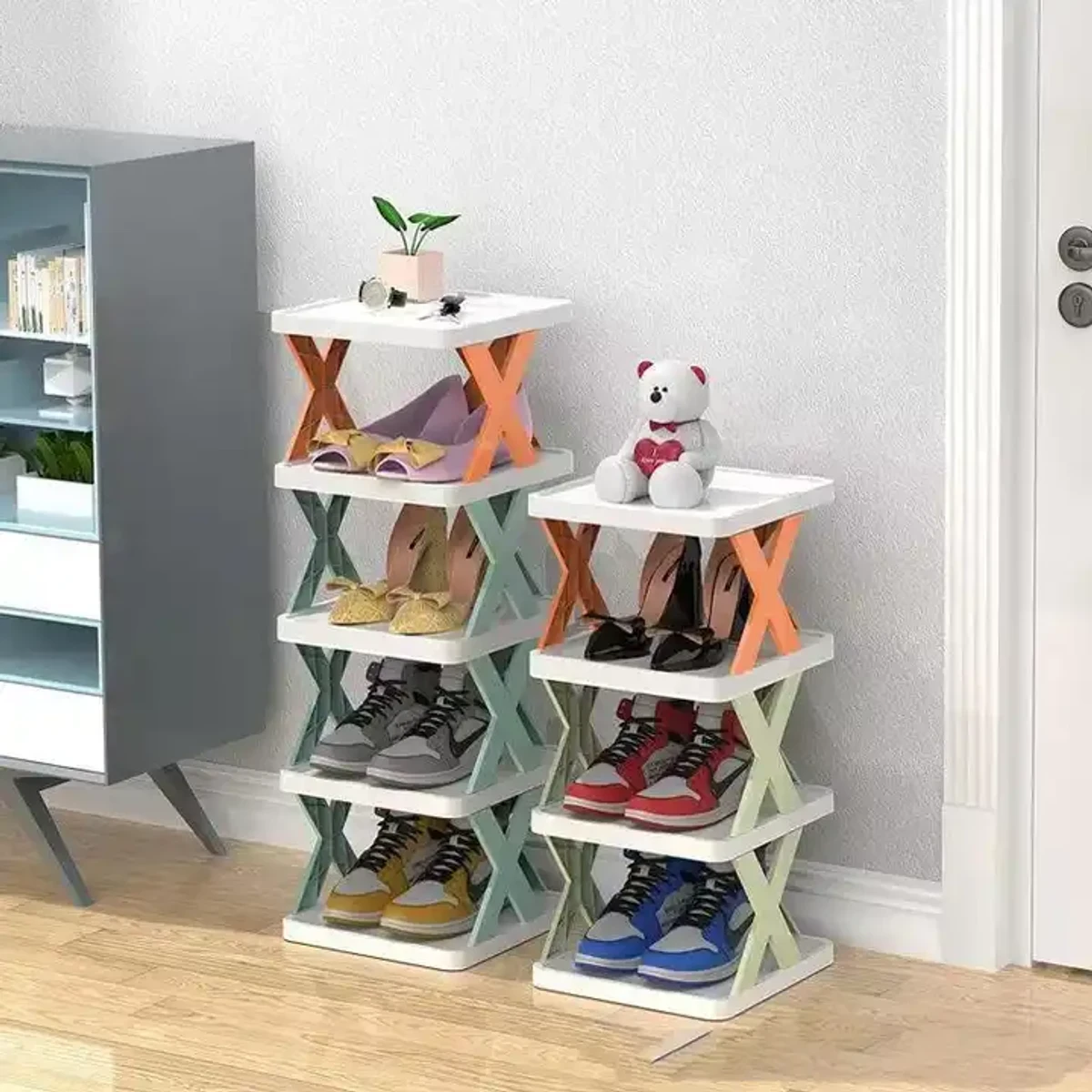 Foldable Storage Shoe Rack