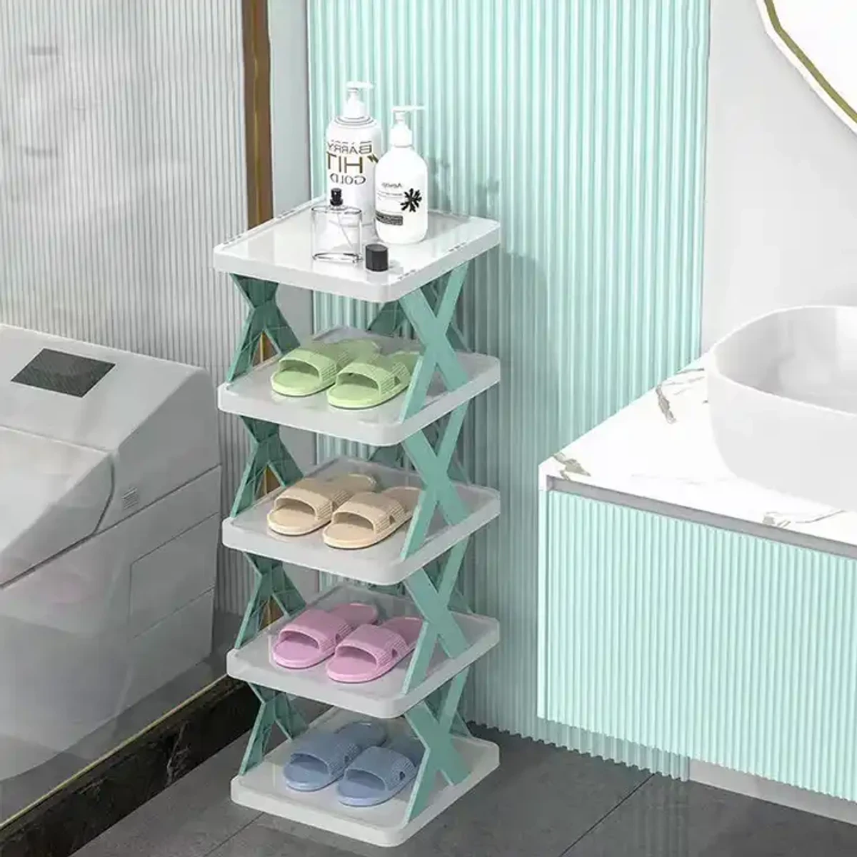 Foldable Storage Shoe Rack