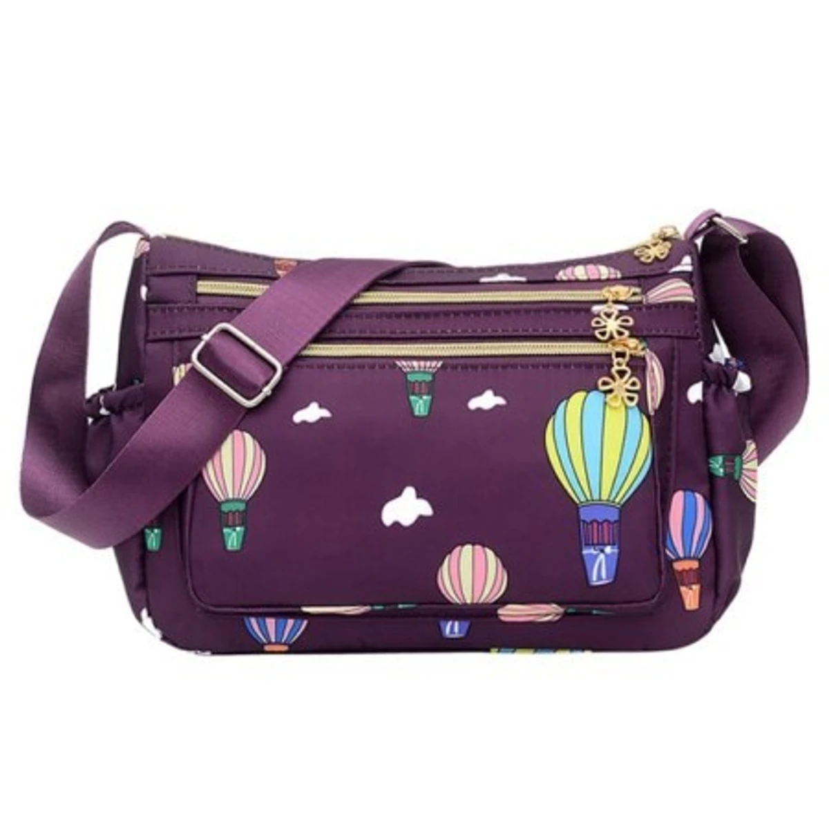 ( purple colour ) Korean travel shoulder bag