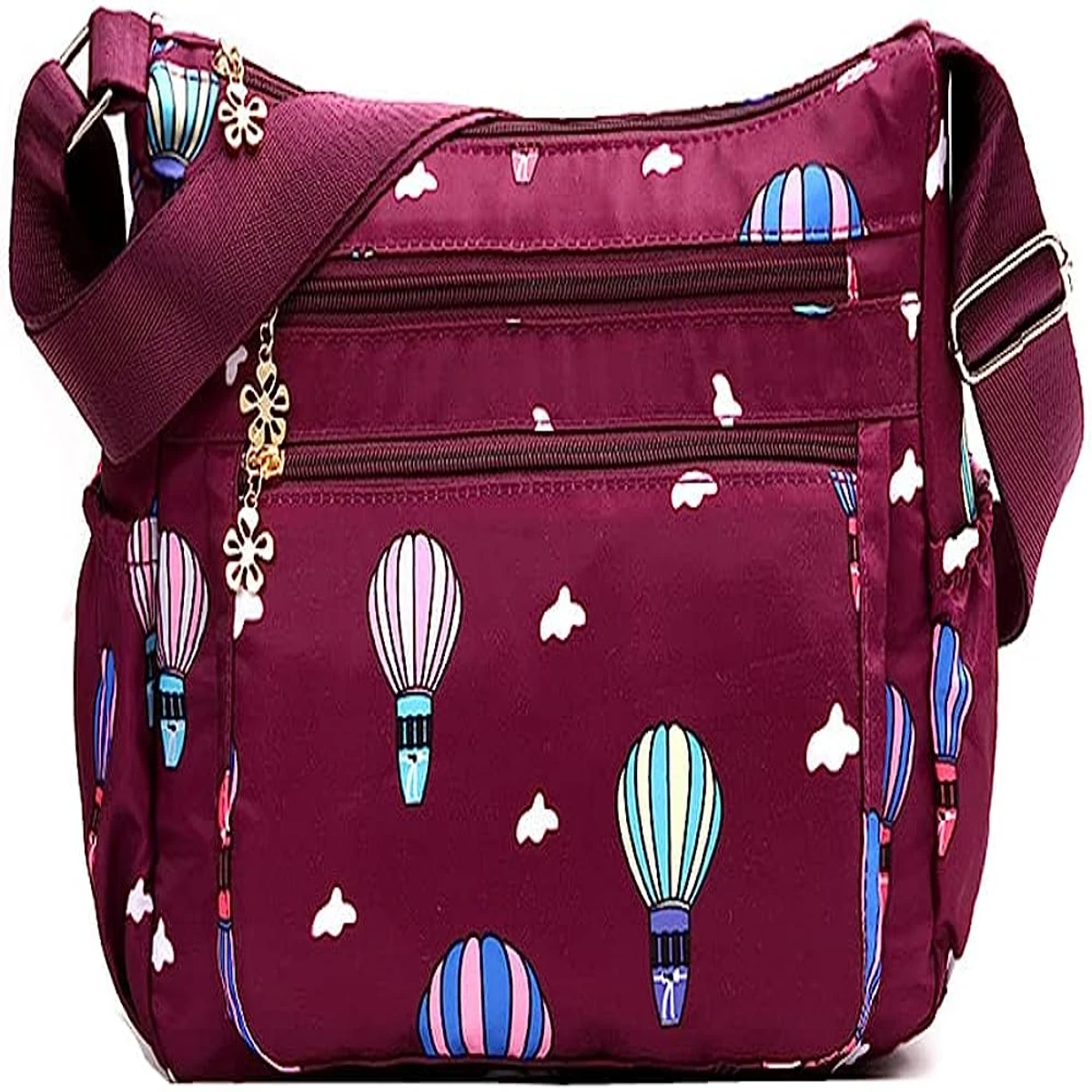 ( purple colour ) Korean travel shoulder bag