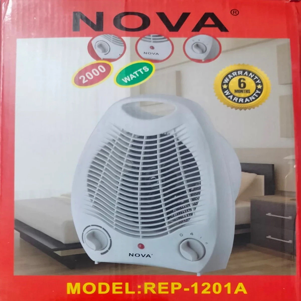 NOVA ROOM HEATER REP-1201A