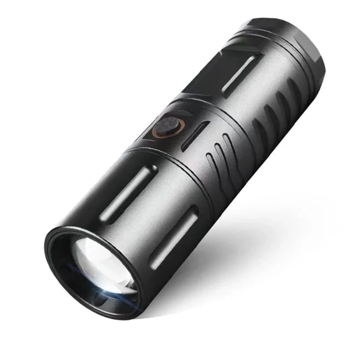 RECHARGEABLE LED TORCH LIGHT, WATERPROOF STRONG LED FLASHLIGHT WITH POWER BANK